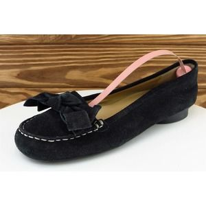 Me Too Size 6.5 M Black Loafer Shoes Leather Women‎ Noah